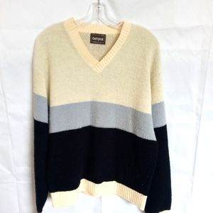 Campus One V Neck Pullover Sweater